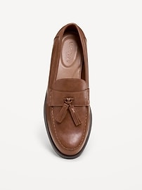 Image number 2 showing, Faux-Leather Tassel Loafers for Men