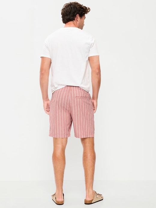 Image number 3 showing, Linen-Blend Jogger Shorts -- 7-inch inseam