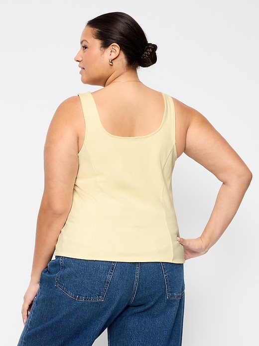 Image number 8 showing, Sleeveless Button-Down Top