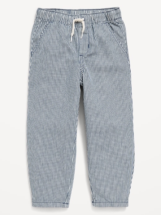 Image number 1 showing, Pull-On Barrel-Leg Pants for Toddler Boys