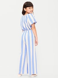 Image number 2 showing, Fit and Flare Side-Cutout Jumpsuit for Girls