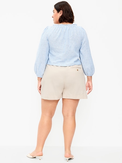 Image number 8 showing, High-Waisted OGC Chino Shorts -- 4-inch inseam