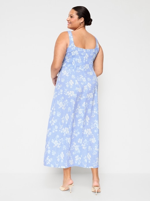 Image number 9 showing, Sleeveless Linen-Blend Midi Dress