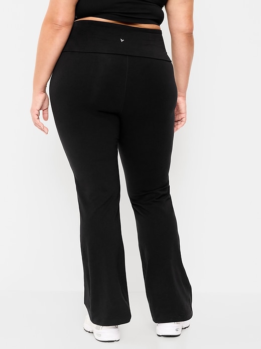 Image number 7 showing, High-Waisted PowerChill Fold-Over Bootcut Leggings