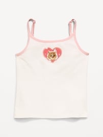 Image number 2 showing, Fitted Graphic Cami for Girls