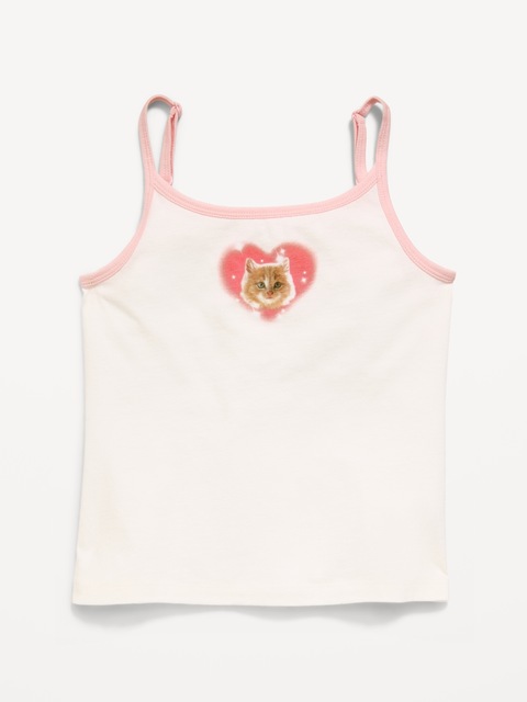 Fitted Graphic Cami for Girls