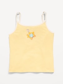 Image number 2 showing, Fitted Graphic Cami for Girls