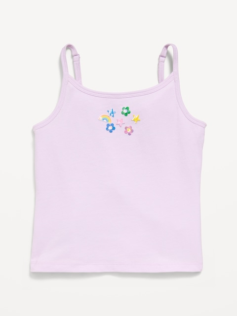 Fitted Graphic Cami for Girls