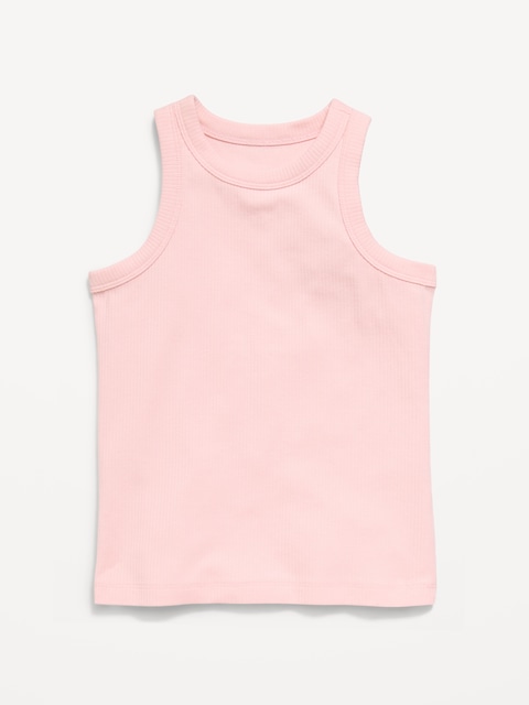 Fitted Ribbed Tank Top for Girls