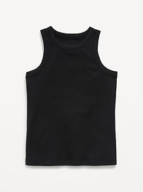 Image number 1 showing, Fitted Ribbed Tank Top for Girls