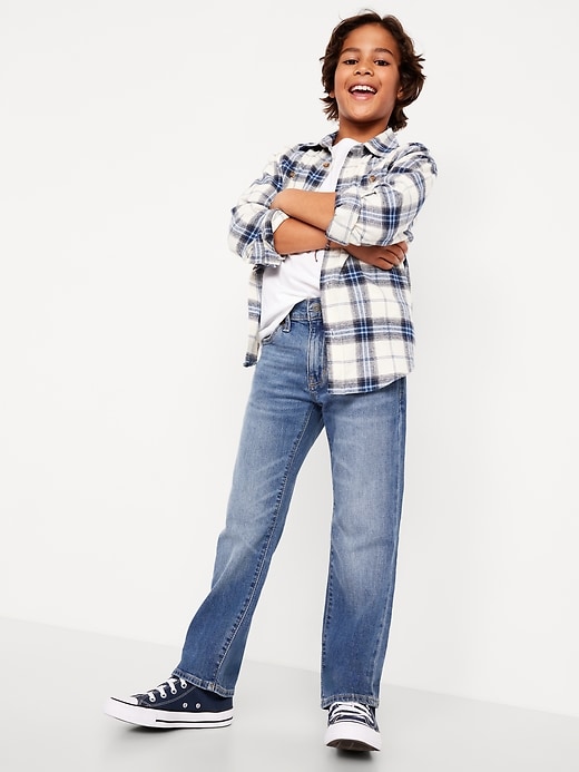Image number 3 showing, Straight-Leg Built-In Flex Jeans for Boys