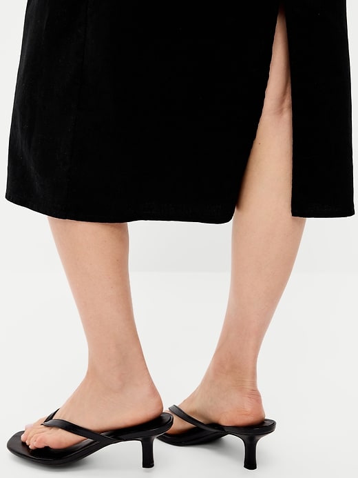 Image number 6 showing, Short-Sleeve Scoop-Neck Midi Dress