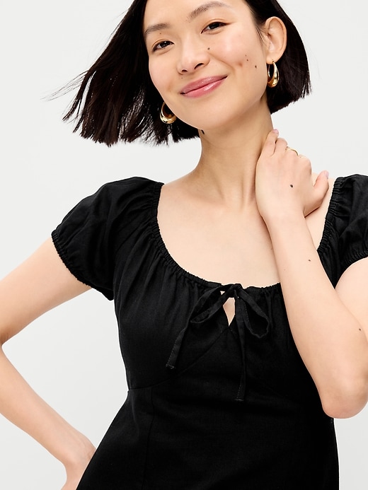 Image number 5 showing, Short-Sleeve Scoop-Neck Midi Dress