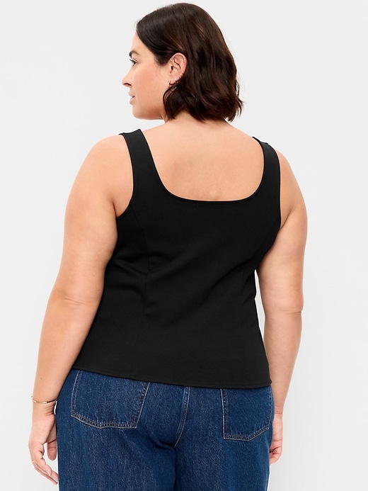 Image number 8 showing, Sleeveless Button-Down Top