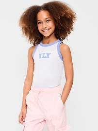 Image number 1 showing, Fitted Tank Top for Girls
