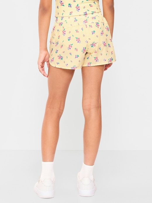 Image number 2 showing, High-Waisted Dolphin-Hem Run Shorts for Girls