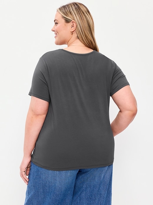 Image number 5 showing, Luxe Crew-Neck T-Shirt