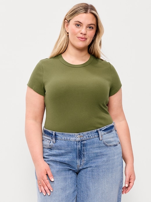 Image number 5 showing, Snug Crop T-Shirt