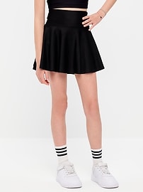 Image number 1 showing, High-Waisted PowerSoft Skort for Girls