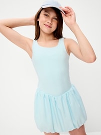 Image number 3 showing, PowerSoft Sleeveless Bubble Athletic Dress for Girls