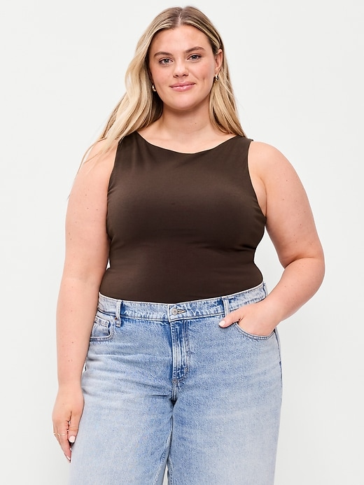 Image number 7 showing, Hug Double-Layer Boat-Neck Top