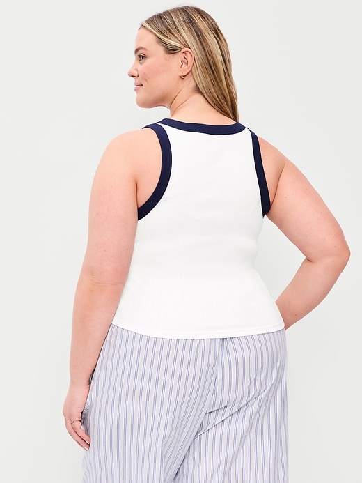 Image number 9 showing, Graphic Snug Crop Tank Top