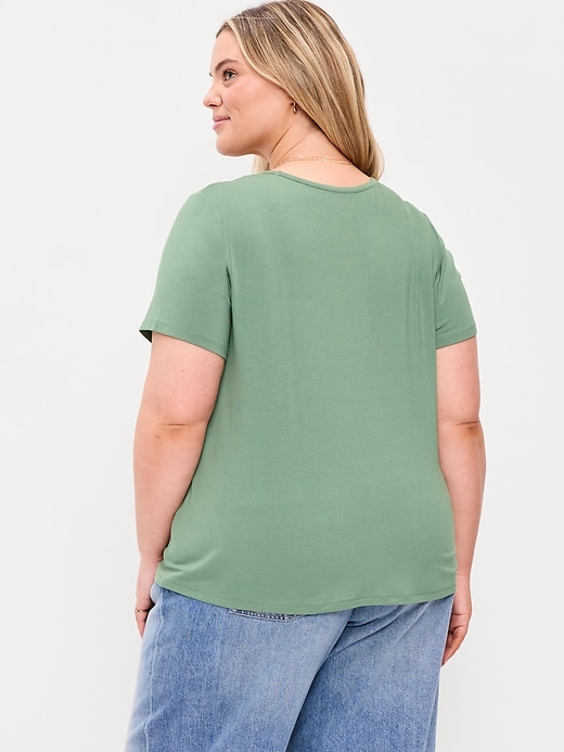 Image number 8 showing, Luxe Crew-Neck T-Shirt