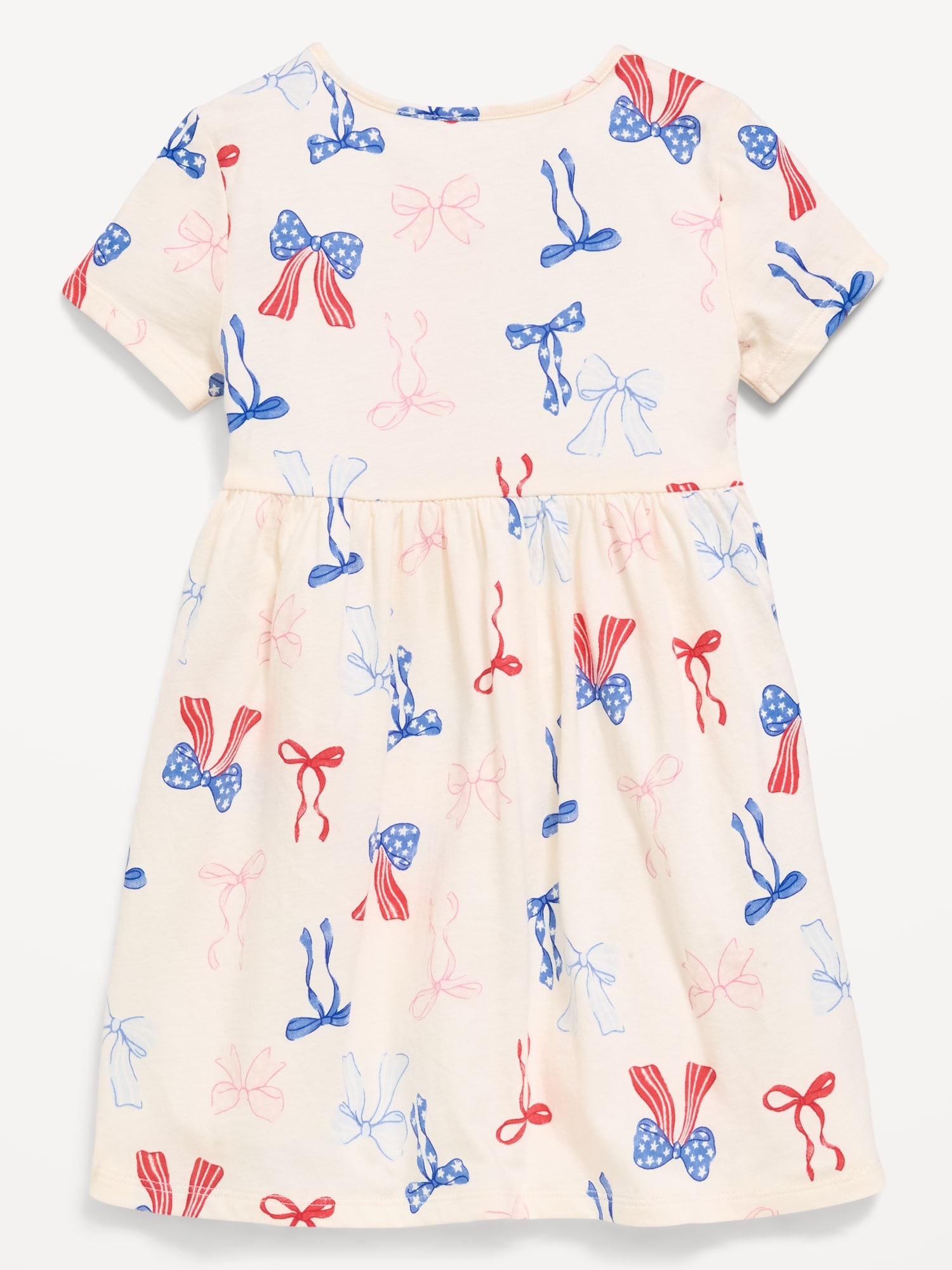 Printed Short-Sleeve Dress for Toddler Girls