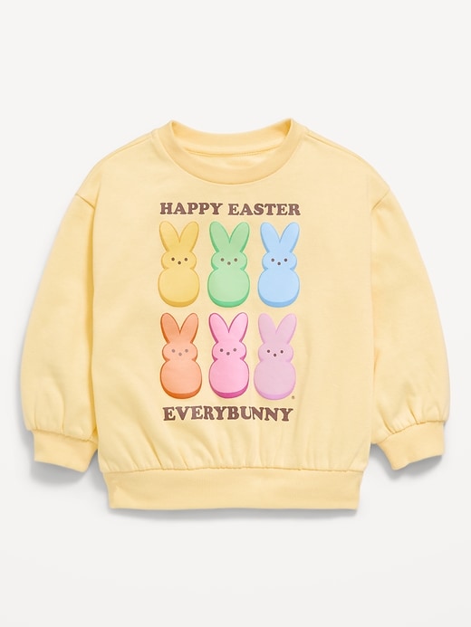 Image number 1 showing, PEEPS® Graphic Sweatshirt for Toddler Girls
