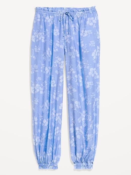 Image number 8 showing, High-Waisted Chiffon Harem Pants