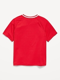 Image number 3 showing, Short-Sleeve Textured Mesh Performance T-Shirt for Boys