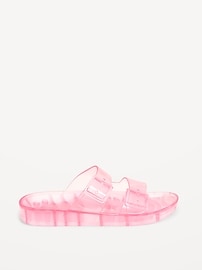 Image number 3 showing, Jelly Buckled Slide Sandals for Girls