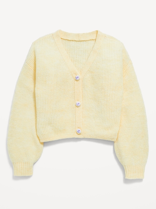 Image number 2 showing, Button-Front Cardigan Sweater for Girls