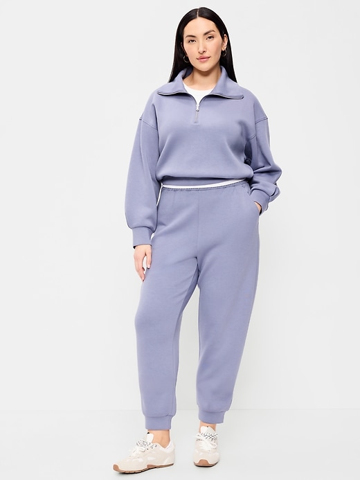 Image number 5 showing, High-Waisted Bounce Fleece Jogger Sweatpants
