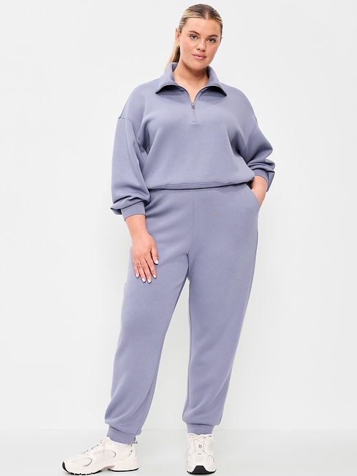 Image number 7 showing, High-Waisted Bounce Fleece Jogger Sweatpants