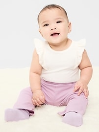 Image number 1 showing, Ribbed Flare Leggings for Baby