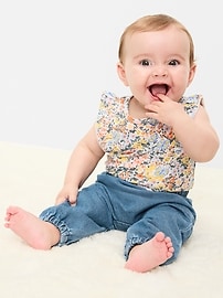 Image number 1 showing, Chambray Pants for Baby