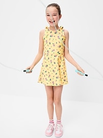 Image number 3 showing, PowerSoft Sleeveless Tie-Strap Athletic Dress for Girls