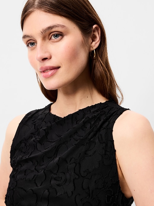 Image number 3 showing, Side-Drape Jersey Midi Dress