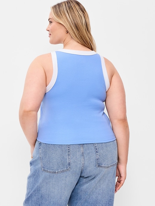 Image number 9 showing, Graphic Snug Crop Tank Top