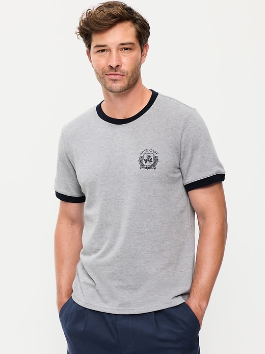 Image number 1 showing, Crew-Neck Pique T-Shirt