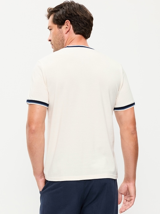 Image number 2 showing, Crew-Neck Pique T-Shirt