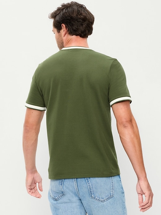 Image number 2 showing, Crew-Neck Pique T-Shirt