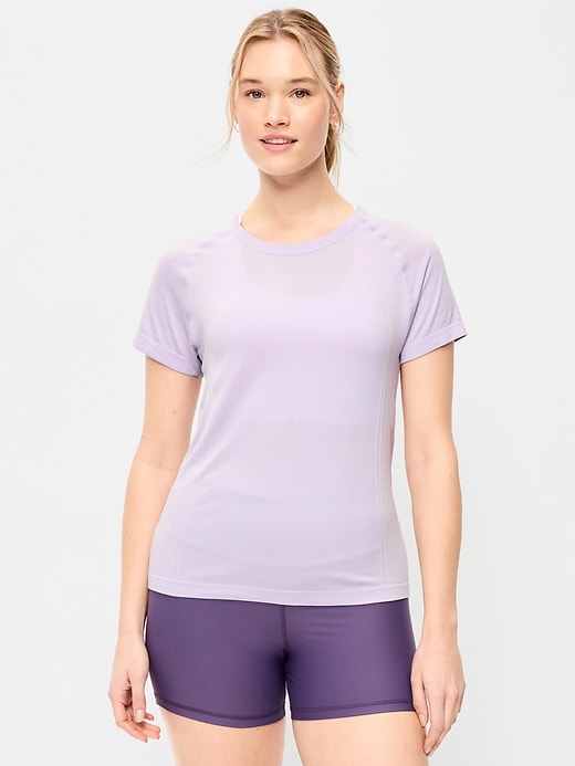 Image number 5 showing, Fluid Seamless Fitted T-Shirt