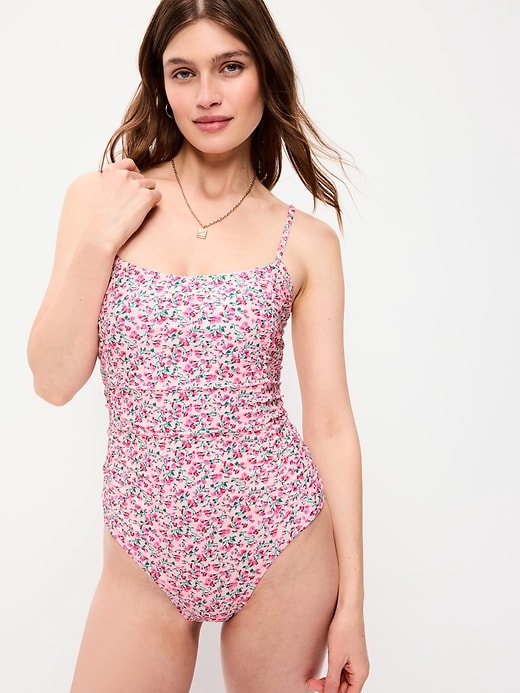 Image number 3 showing, Ruched One-Piece Swimsuit