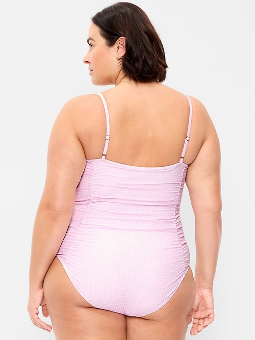 Image number 8 showing, Ruched One-Piece Swimsuit