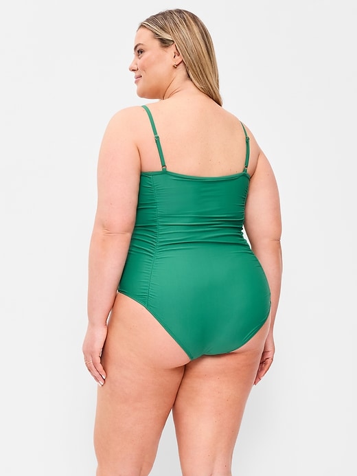 Image number 8 showing, Ruched One-Piece Swimsuit
