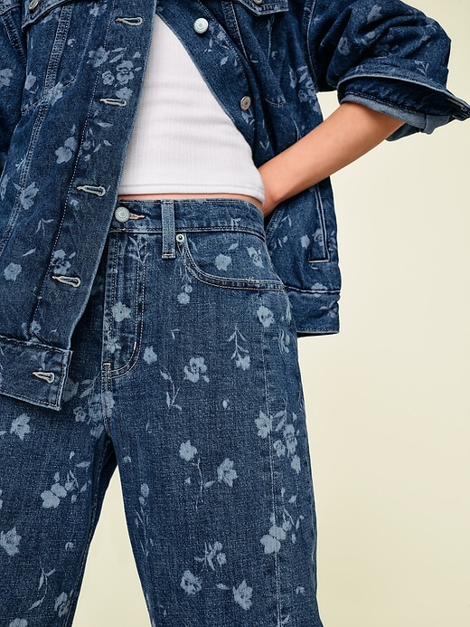 High-Waisted Barrel Ankle Jeans