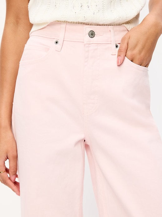 Image number 5 showing, Extra High-Waisted Wide-Leg Jeans