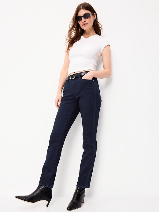 Image number 3 showing, High-Waisted Rockstar Super-Skinny Jeans